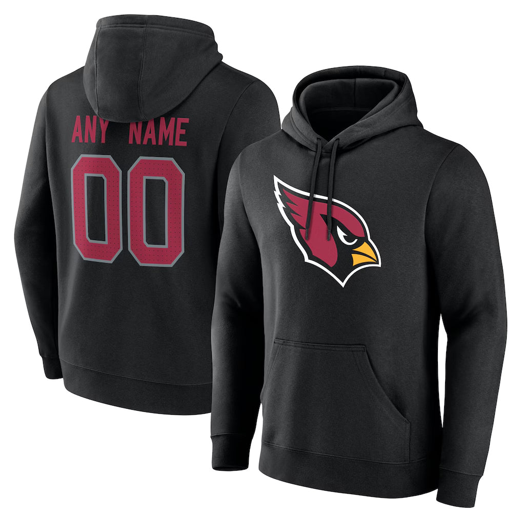 Tlead Custom A.Cardinals Black Salute to Service Pullover Hoodies Any Name & Numbers Stitched Jerseys