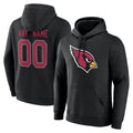 Tlead Custom A.Cardinals Black Salute to Service Pullover Hoodies Any Name & Numbers Stitched Jerseys