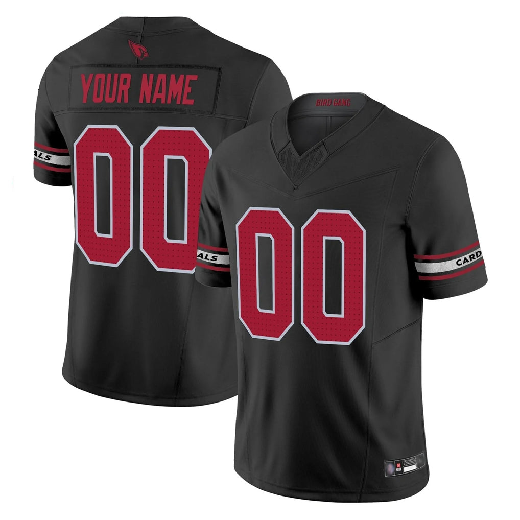 Tlead Custom A.Cardinals Black Vapor F.U.S.E. Limited Home Game Stitched Jerseys