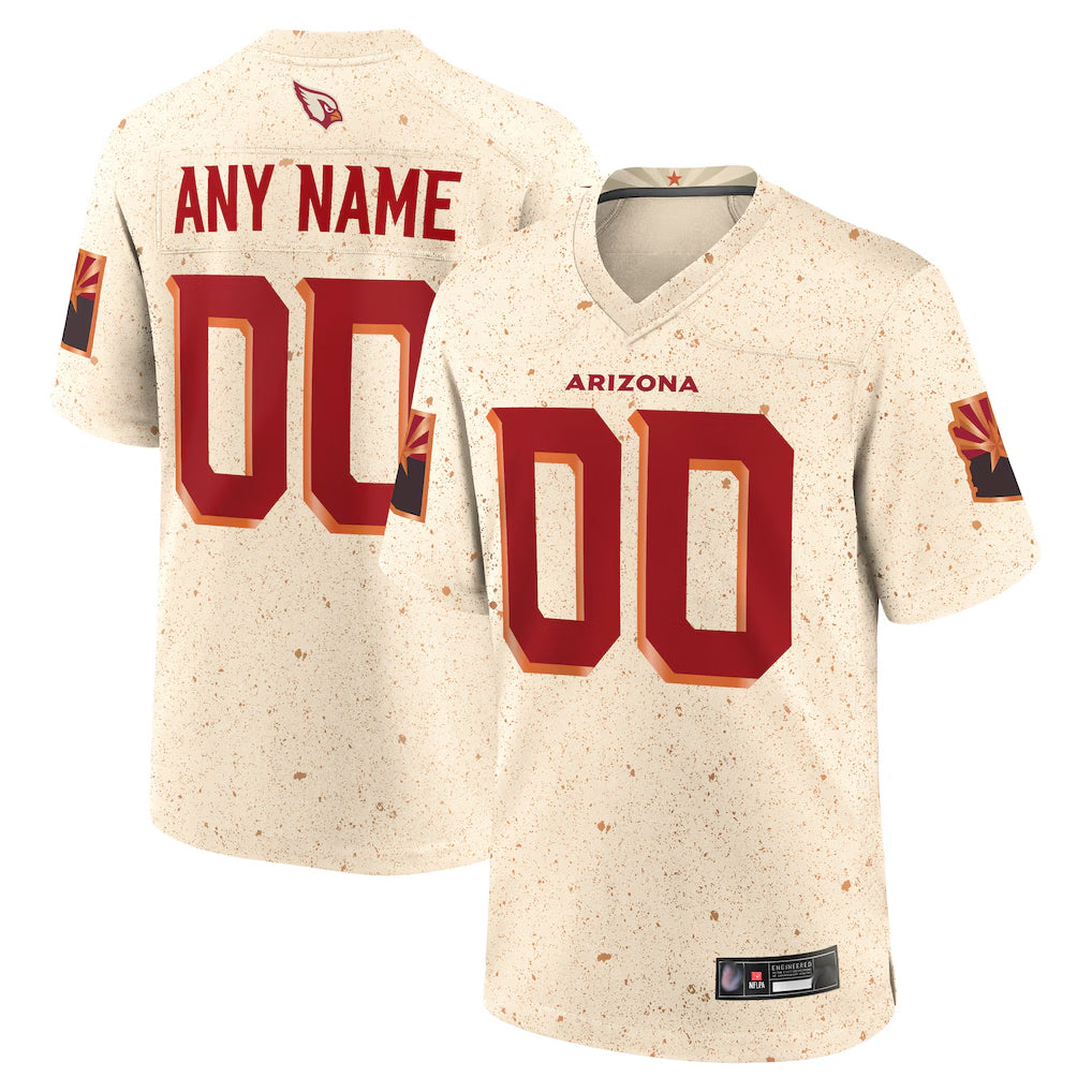 Tlead Custom A.Cardinals Cream Rivalries Collection Home Game Stitched Jerseys