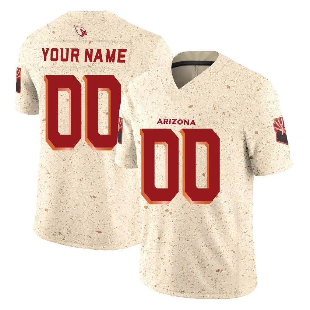 Tlead Custom A.Cardinals Cream Rivalries Collection Limited Eliet Home Game Stitched Jerseys