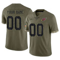 Tlead Custom A.Cardinals Olive Salute To Service Limited Game Stitched Jerseys