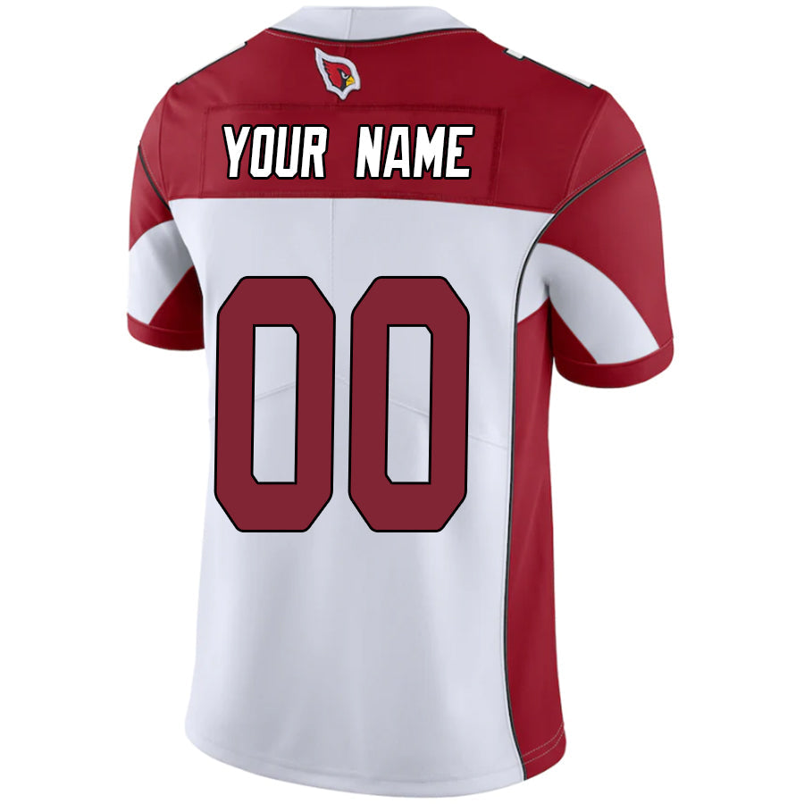 Tlead Custom A.Cardinals White-Red Vapor Untouchable Elite Stitched Jerseys