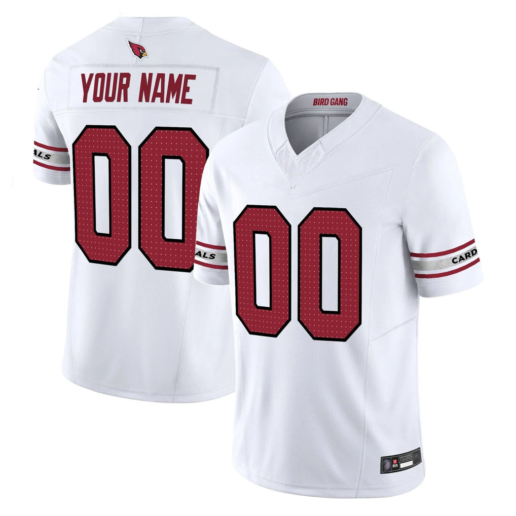 Tlead Custom A.Cardinals White Vapor F.U.S.E. Limited Home Game Stitched Jerseys