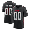 Tlead Custom A.Falcons Black Home Game Any Name & Numbers Stitched Jerseys