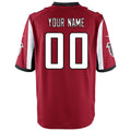 Tlead Custom A.Falcons Red Game Stitched Jerseys