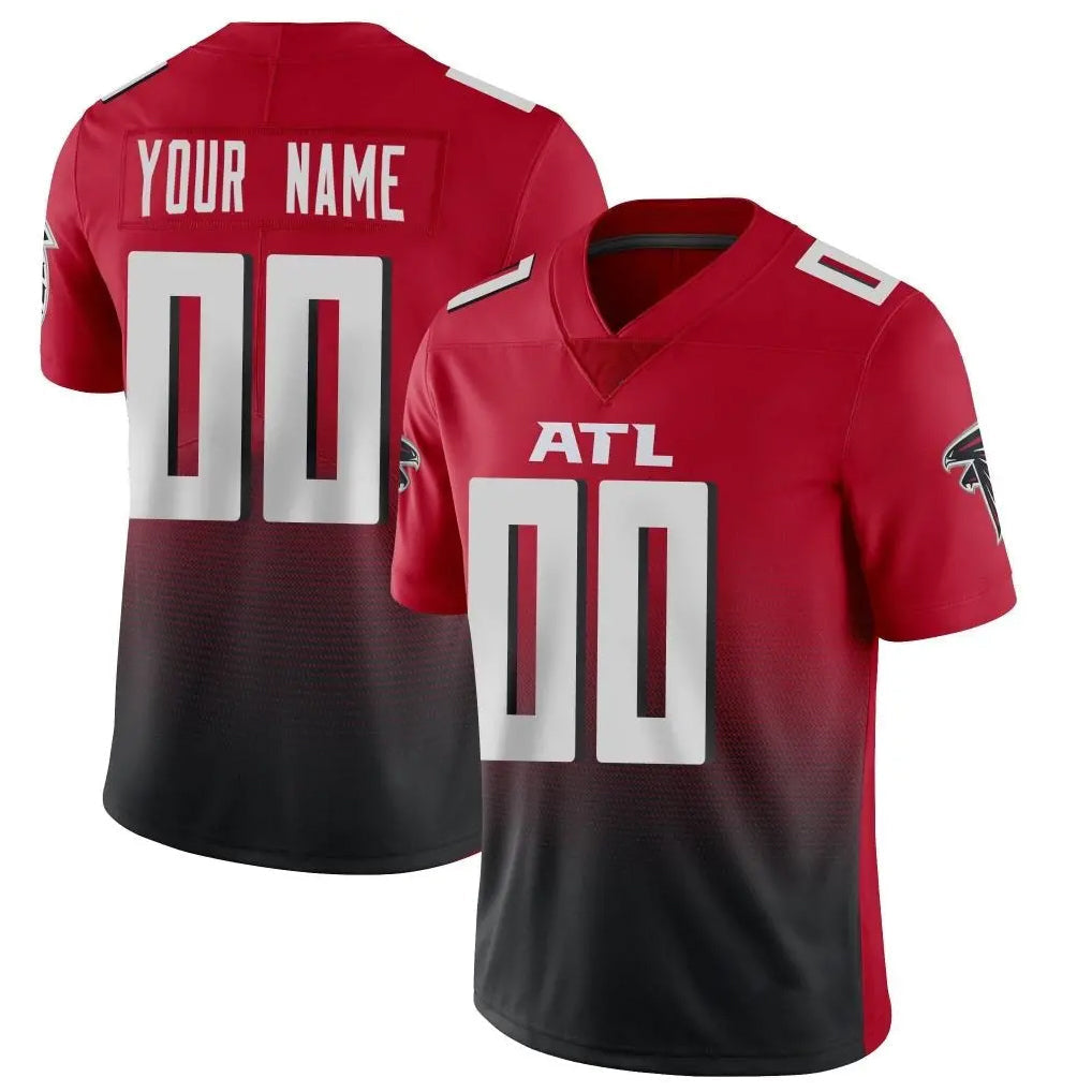 Tlead Custom A.Falcons Red Vapor Untouchable Limited Home Game Any Name & Numbers Stitched Jerseys