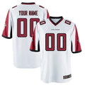Tlead Custom A.Falcons White Game Stitched Jerseys