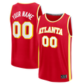 Tlead Custom A.Hawks Red Fast Break Jerseys - Icon Edition