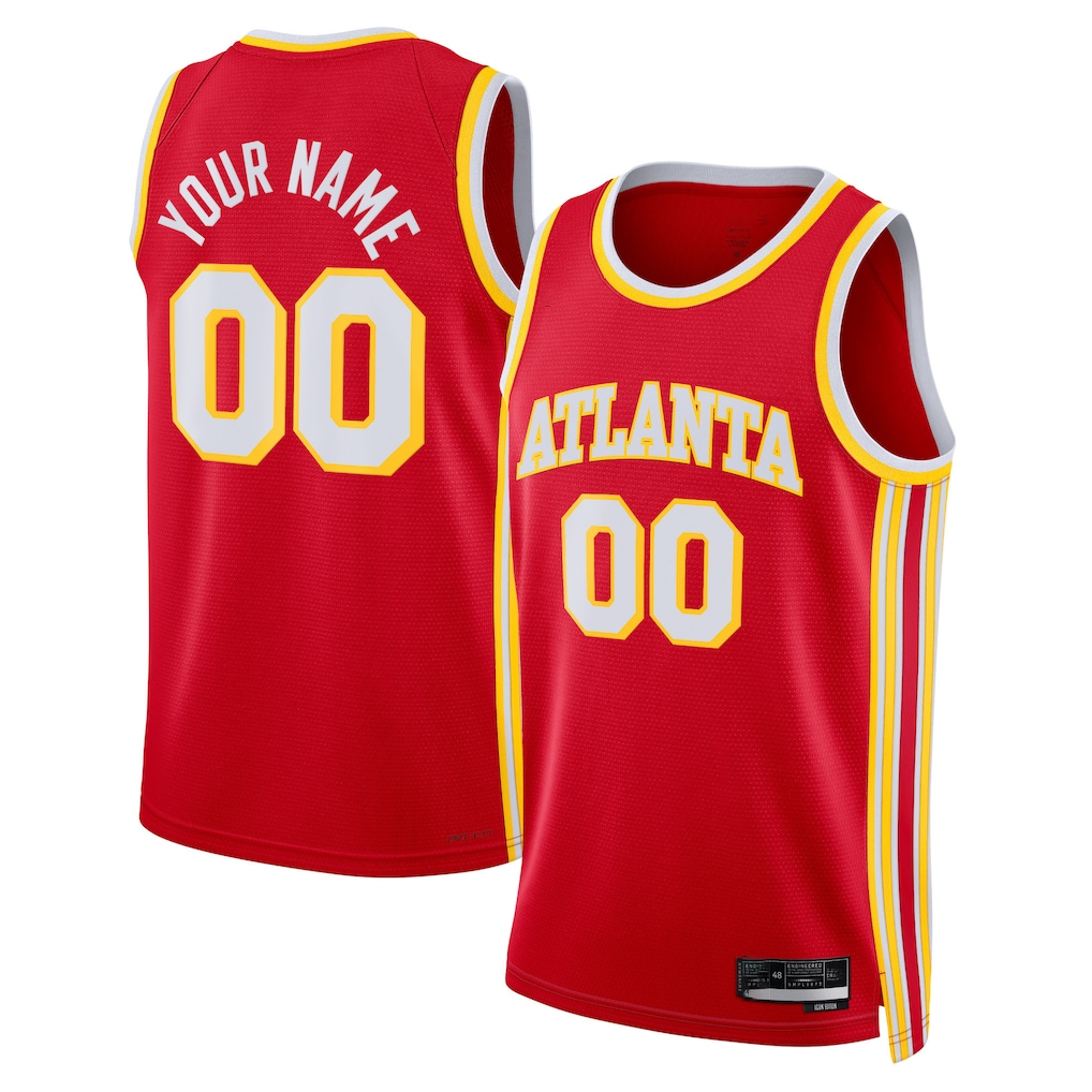 Tlead Custom A.Hawks Red Swingman Jerseys - Icon Edition