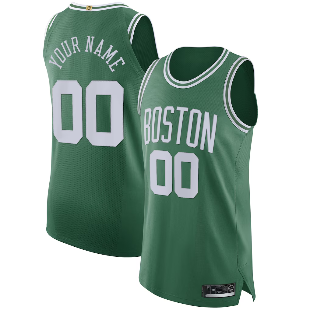 Tlead Custom B.Celtics Green 202021 Authentic Jerseys - Icon Edition