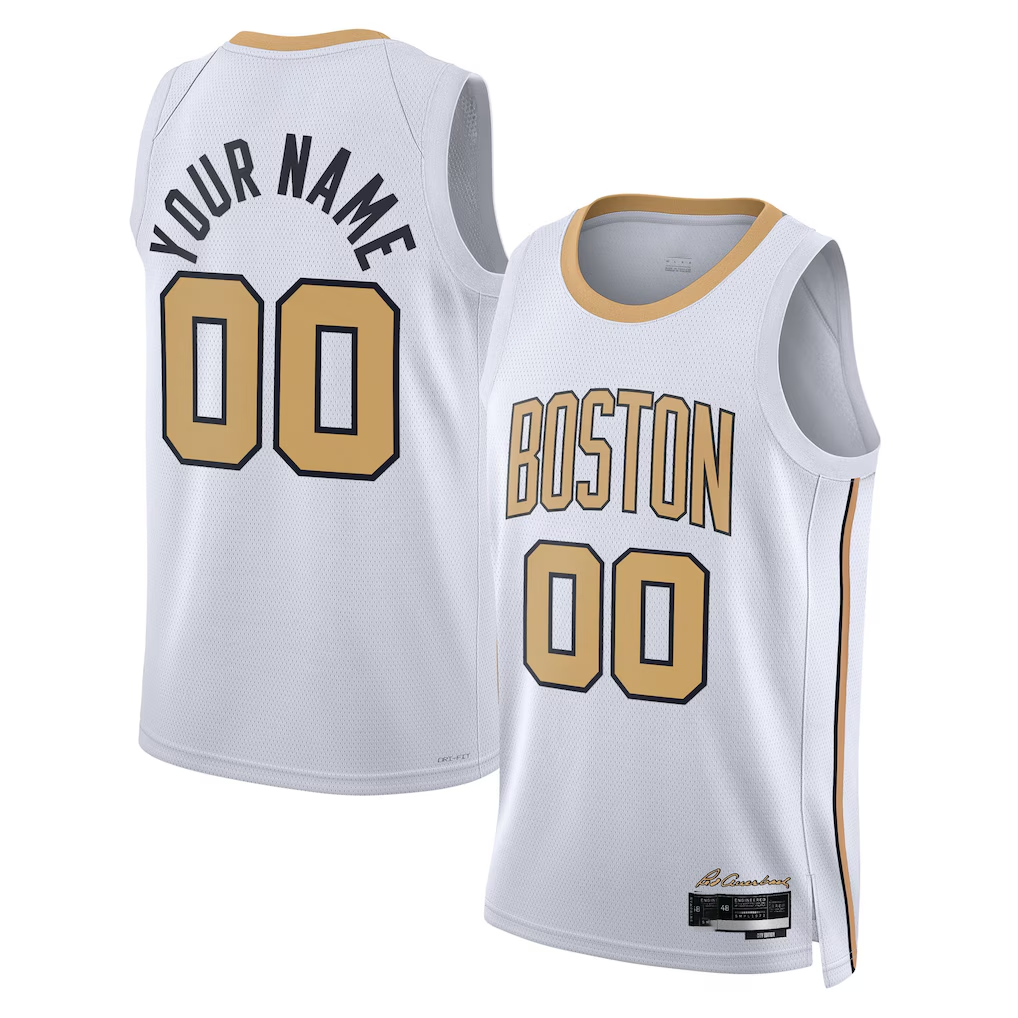 Tlead Custom B.Celtics White 202526 City Edition Swingman Jerseys