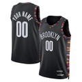 Tlead Custom B.Nets Black 202526 City Edition Swingman Jerseys