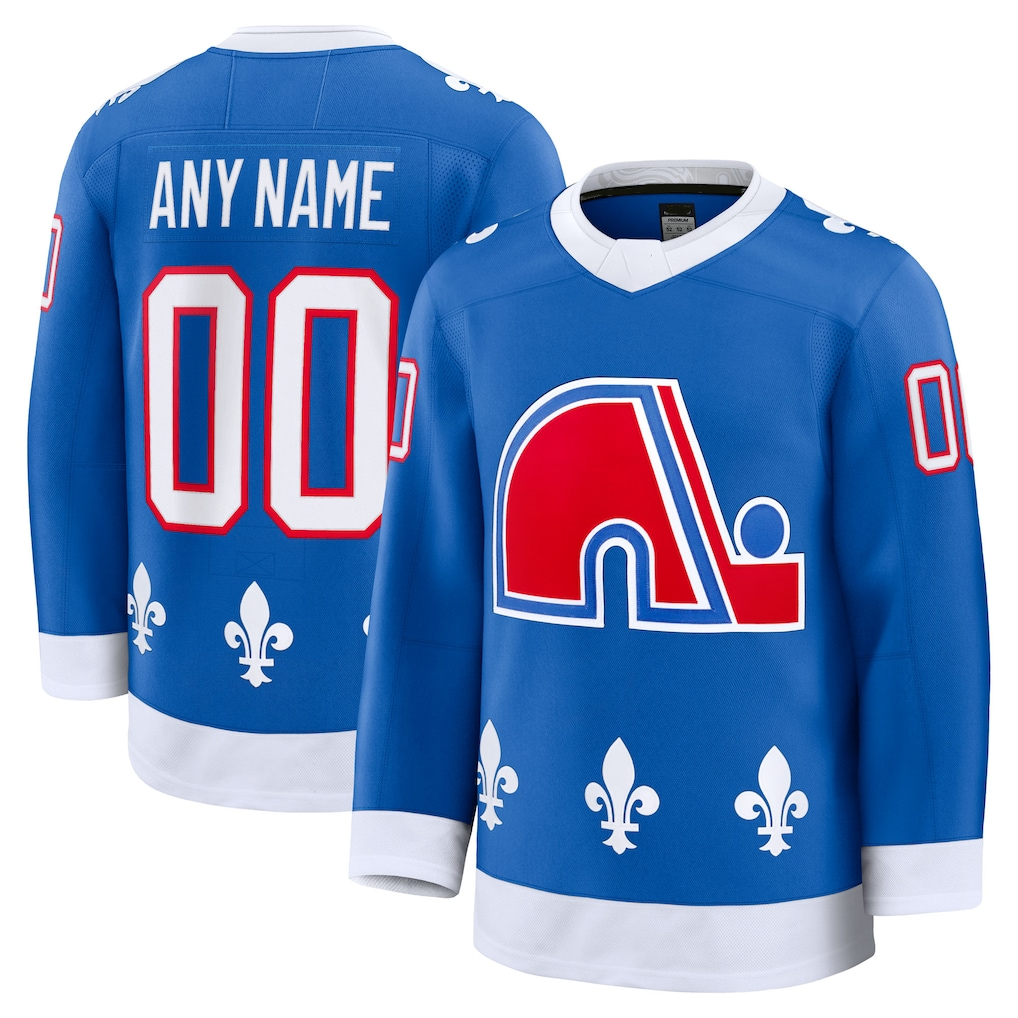 Tlead Custom C.Avalanche Blue Alternate Heritage Premium Jerseys