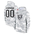 Tlead Custom C.Bears Arctic Camo Salute to Service Pullover Hoodies Limited Any Name & Numbers Stitched Jerseys