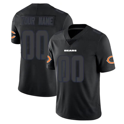 Tlead Custom C.Bears Black Impact Limited Game Any Name & Numbers Stitched Jerseys