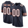 Tlead Custom C.Bears Navy Home Game Any Name & Numbers Stitched Jerseys