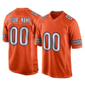 Tlead Custom C.Bears Orange Home Game Any Name & Numbers Stitched Jerseys