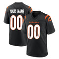 Tlead Custom C.Bengals Black Home Game Any Name & Numbers Stitched Jerseys