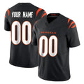 Tlead Custom C.Bengals Black Vapor F.U.S.E. Limited Home Game Any Name & Numbers Stitched Jerseys