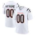 Tlead Custom C.Bengals White Game Stitched Jerseys