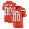 Tlead Custom C.Browns Orange Alternate Vapor Untouchable Limited Home Game Any Name & Numbers Stitched Jerseys