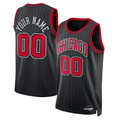 Tlead Custom C.Bulls Black 2022-23 Swingman Jerseys - Statement Edition