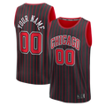 Tlead Custom Chicago BullsC.Bulls Black Fast Break Jerseys - Icon Edition