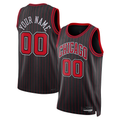 Tlead Custom C.Bulls Black Swingman Jerseys - Statement Edition