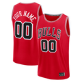 Tlead Custom C.Bulls Red Fast Break Jerseys - Icon Edition