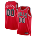 Tlead Custom C.Bulls Red Swingman Jerseys - Icon Edition