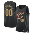 Tlead Custom C.Cavaliers Black 2022-23 Swingman Jerseys - Statement Edition