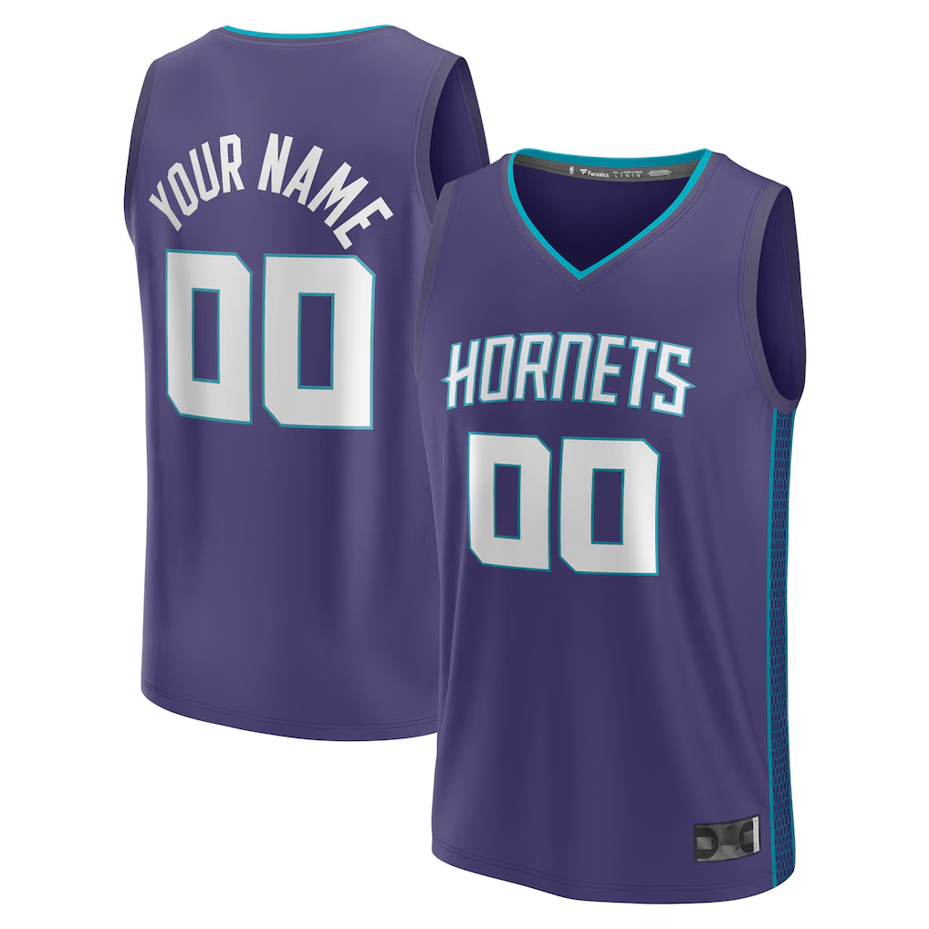 Tlead Custom C.Hornets  Purple Fast Break Jerseys - Statement Edition