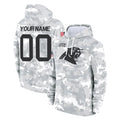 Tlead Custom C.Panthers Arctic Camo Salute to Service Pullover Hoodies Any Name & Numbers Stitched Jerseys
