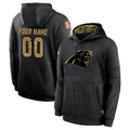 Tlead Custom C.Panthers Black Salute to Service Pullover Hoodies Any Name & Numbers Stitched Jerseys