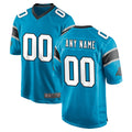 Tlead Custom C.Panthers Blue Game Any Name & Numbers Stitched Jerseys