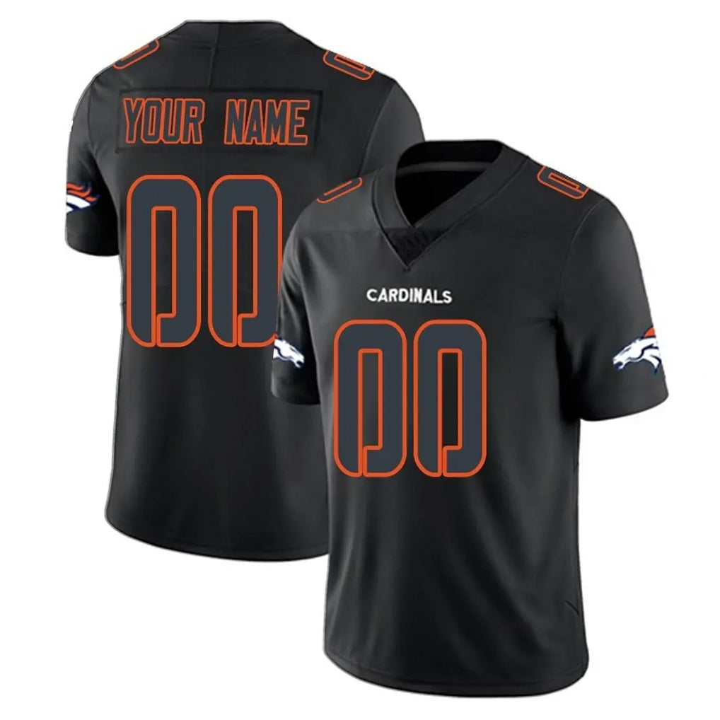 Tlead Custom D.Broncos Black Impact Limited Game Any Name & Numbers Stitched Jerseys