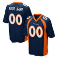 Tlead Custom D.Broncos Navy Game Any Name & Numbers Stitched Jerseys