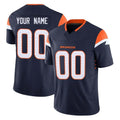 Tlead Custom D.Broncos Navy Limited Vapor F.U.S.E. Home Game Any Name & Numbers Stitched Jerseys