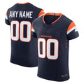 Tlead Custom D.Broncos Navy Vapor F.U.S.E. Elite Stitched Jerseys