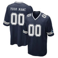 Tlead Custom D.Cowboys Navy Home Game Any Name & Numbers Stitched Jerseys