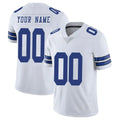 Tlead Custom D.Cowboys White Vapor Untouchable Limited Home Game Any Name & Numbers Stitched Jerseys