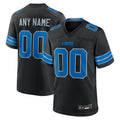 Tlead Custom D.Lions Black Home Game Stitched Jerseys