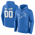Tlead Custom D.Lions Blue Pullover Hoodies Limited Any Name & Numbers Stitched Jerseys