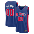 Tlead Custom D.Pistons  Blue Fast Break Jerseys - Icon Edition