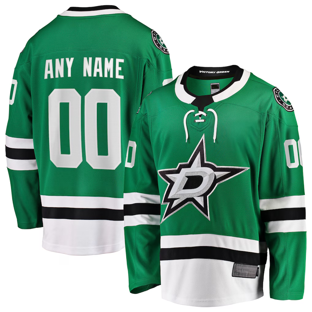 Tlead Custom D.Stars Green Home Breakaway Jerseys