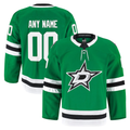 Tlead Custom D.Stars Kelly Green Home Authentic Pro Jerseys