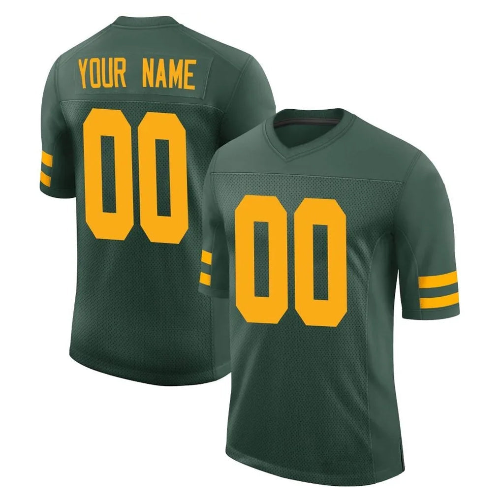 Tlead Custom GB.Packers Green Alternate Vapor Home Game Any Name & Numbers Stitched Jerseys