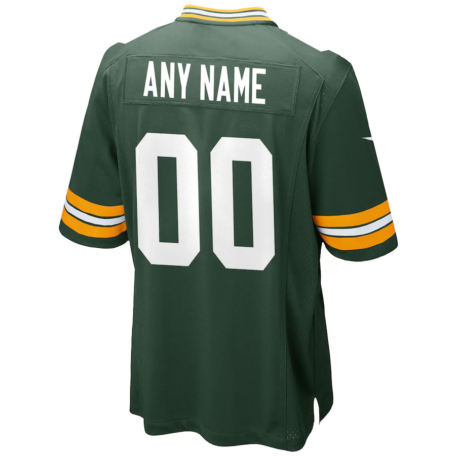 Tlead Custom GB.Packers Green Home Game Stitched Jerseys