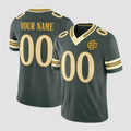 Tlead Custom GB.Packers Green Rivalries Jersey - All Stitched